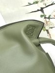 Loewe Mini Flamenco Clutch Black/Brown/Dark Green/Green For Women 9.4in / 23.9cm A411FC2X37