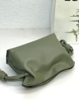 Loewe Mini Flamenco Clutch Black/Brown/Dark Green/Green For Women 9.4in / 23.9cm A411FC2X37