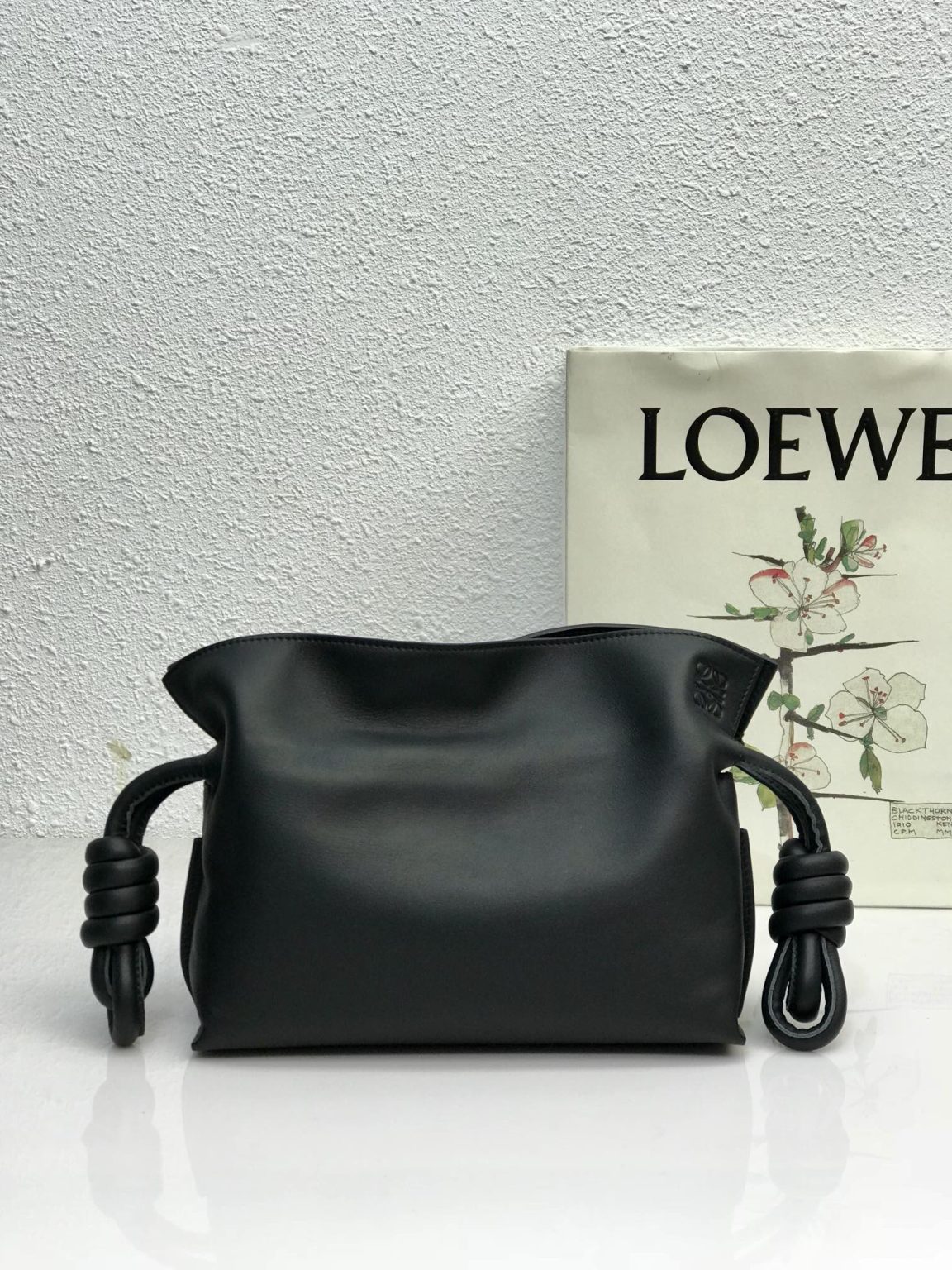 Loewe Mini Flamenco Clutch Black/Brown/Dark Green/Green For Women 9.4in / 23.9cm A411FC2X37