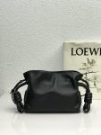 Loewe Mini Flamenco Clutch Black/Brown/Dark Green/Green For Women 9.4in / 23.9cm A411FC2X37