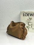 Loewe Mini Flamenco Clutch Black/Brown/Dark Green/Green For Women 9.4in / 23.9cm A411FC2X37