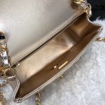 Chanel Mini Flap Bag Gold For Women 17cm / 6.63in