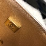 Chanel Mini Flap Bag Gold For Women 17cm / 6.63in