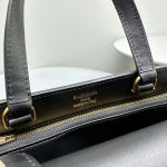 Balenciaga Money Small Tote Bag Black For Women 9.2in/23.5cm