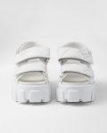 Prada Monolith Nappa Sandals White For Women 1X439N_038_F0009_F_055