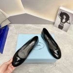 Prada Nappa Ballerinas Black For Women