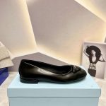 Prada Nappa Ballerinas Black For Women