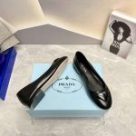 Prada Nappa Ballerinas Black For Women