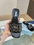 Prada Nappa Slides Black For Women