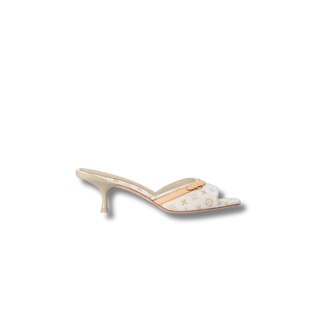 Louis Vuitton Neo Revival Mule Beige For Women 1ADBUX