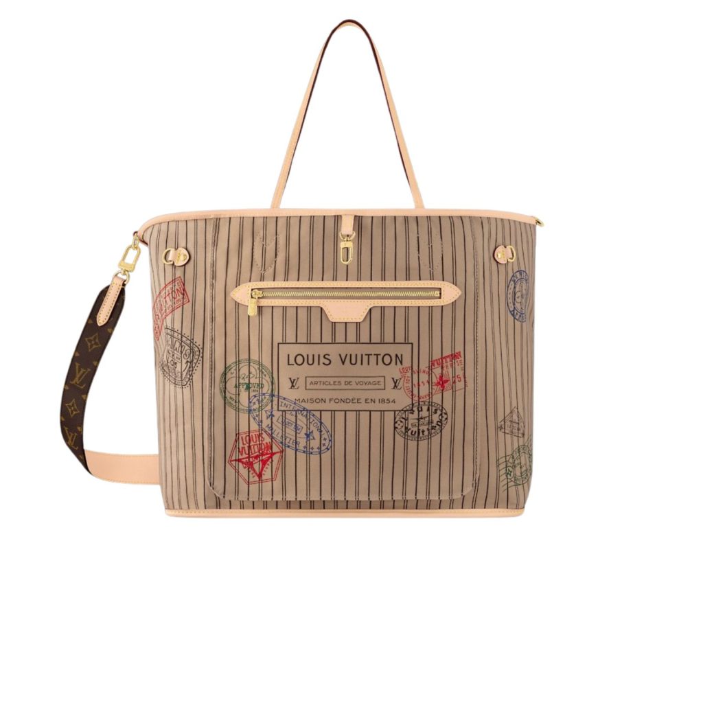 Louis Vuitton Neverfull Bandoulière Inside Out GM Beige For Women 39cm/15.4in – M11948