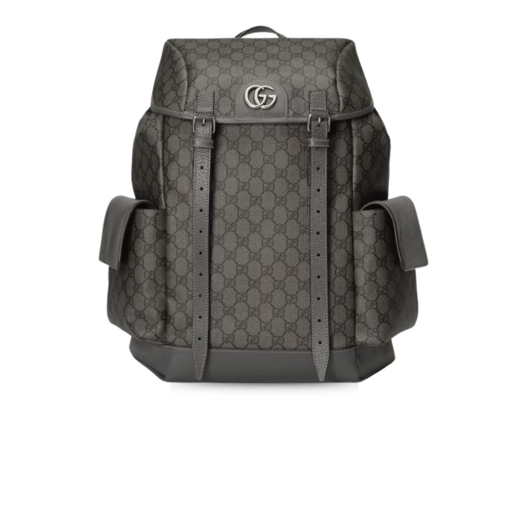 Gucci Ophidia Medium Backpack Grey 15.7 in/ 40 cm 598140 FABHU 8863