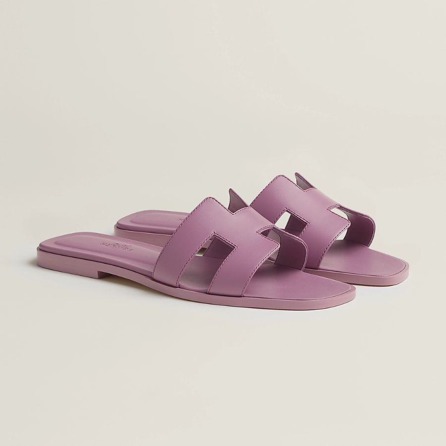 Hermes Oran Sandal Purple For Women- H202230Z BR340 – 40 EU – 9 US – 25 Cm – 9.84 In