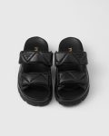 Prada Padded Nappa Sandals Black For Women 1XX701_038_F0002_F_020