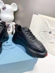 Prada Padded Sneakers Black For Women