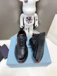 Prada Padded Sneakers Black For Women