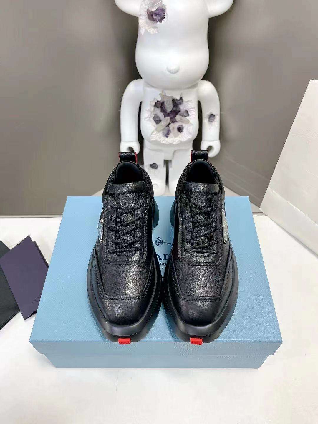 Prada Padded Sneakers Black For Women