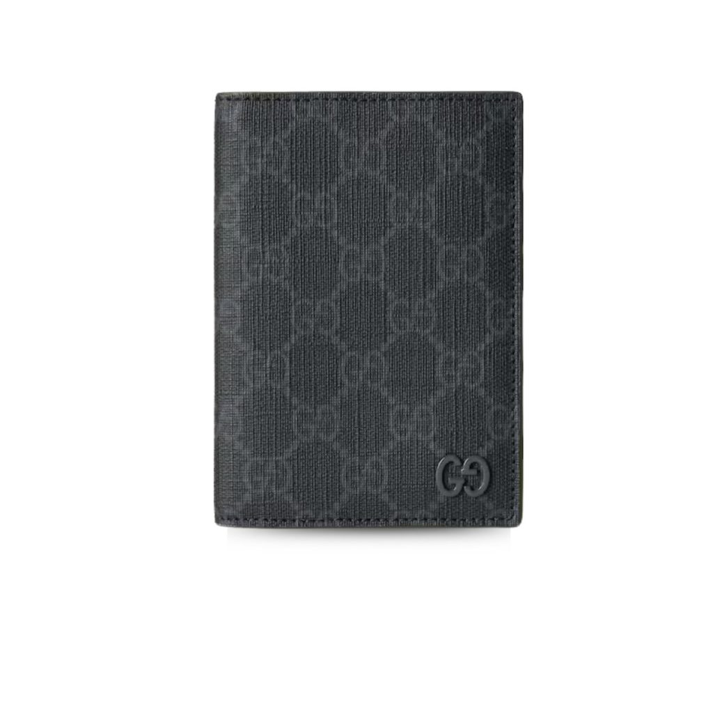 Gucci Passport Case With GG Detail Black 7.5in/19cm 795229 FACQC 1049