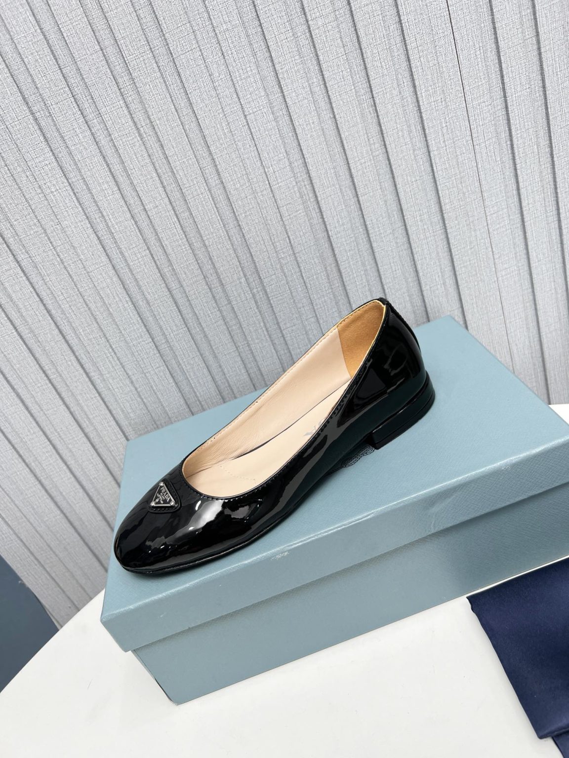 Prada Patent Ballerinas Black For Women 1F200N_069_F0002_F_015