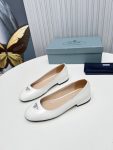 Prada Patent Ballerinas White For Women 1F200N_069_F0304_F_015