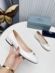 Prada Patent Ballerinas White For Women 1F200N_069_F0304_F_015