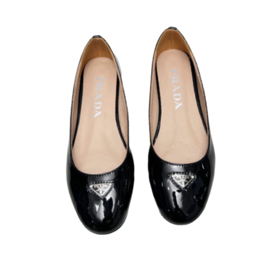 Prada Patent Ballerinas Black For Women 1F200N_069_F0002_F_015