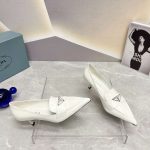 Prada Patent Pumps White For Women