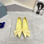 Prada Patent Pumps Yellow For Women