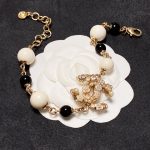 Chanel Pearl Bracelet Gold For Women