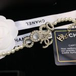 Chanel Pearl Bracelet Gold For Women