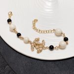 Chanel Pearl Bracelet Gold For Women