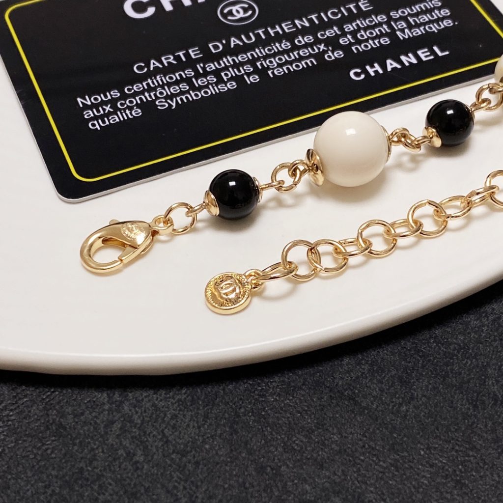 Chanel Pearl Bracelet Gold For Women