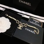 Chanel Pearl Bracelet Gold For Women