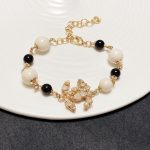 Chanel Pearl Bracelet Gold For Women