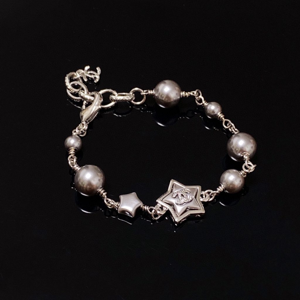 Chanel Pentagram Bracelet Silver For Women