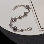 Chanel Pentagram Bracelet Silver For Women