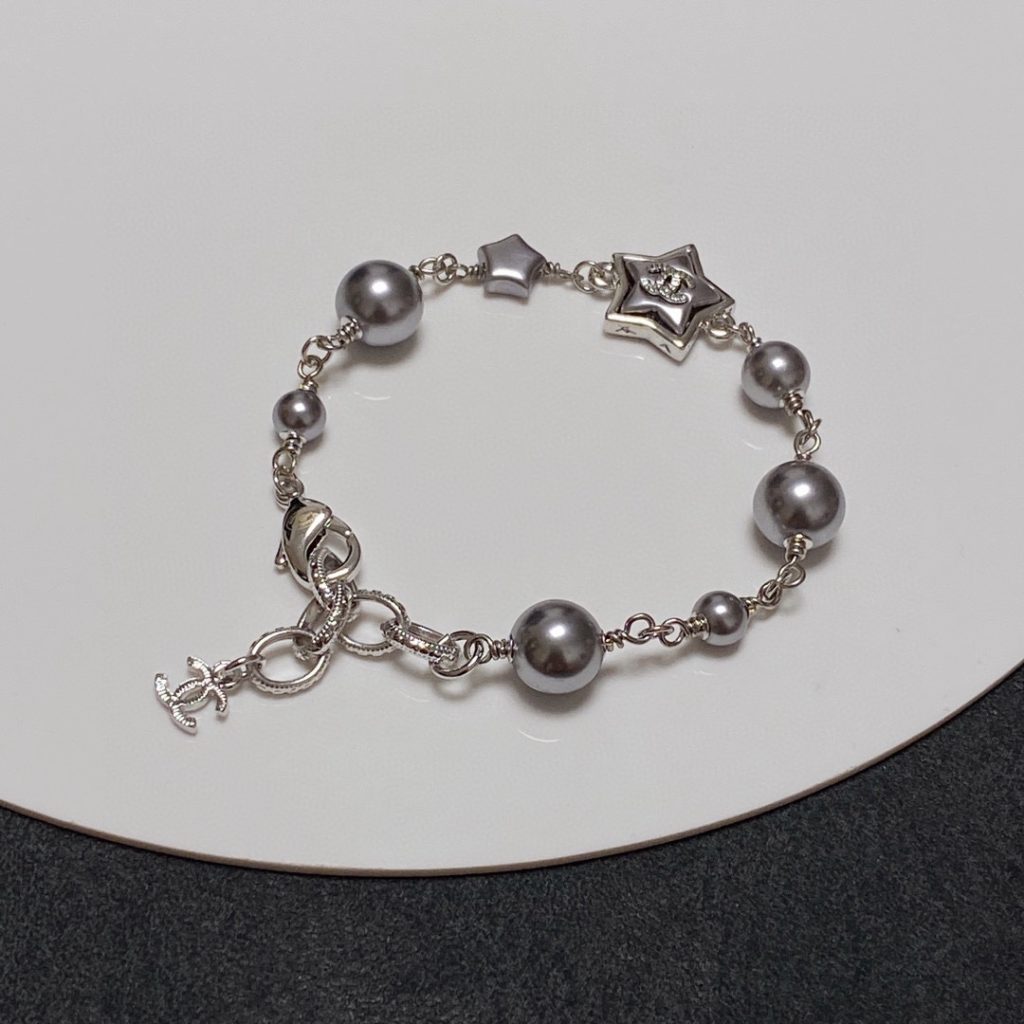 Chanel Pentagram Bracelet Silver For Women