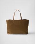 Prada Re-Edition 1978 Large Re-Nylon And Saffiano Tote Bag Beige For Women 16.9 Inches/ 43 Cm 1BG527_R064_F0594_V_OOO