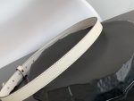 Prada Saffiano Belt White For Women