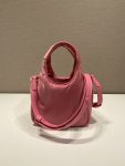 Prada Soft Padded Re-Nylon Mini-Bag White/Pink/Beige For Women 7.1in/18cm 1BA359_RCCJ_F0009_V_OVM