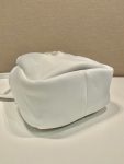 Prada Soft Padded Re-Nylon Mini-Bag White/Pink/Beige For Women 7.1in/18cm 1BA359_RCCJ_F0009_V_OVM