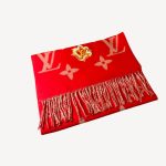 Louis Vuitton Precious Dragon LV Essential Scarf Red For Women