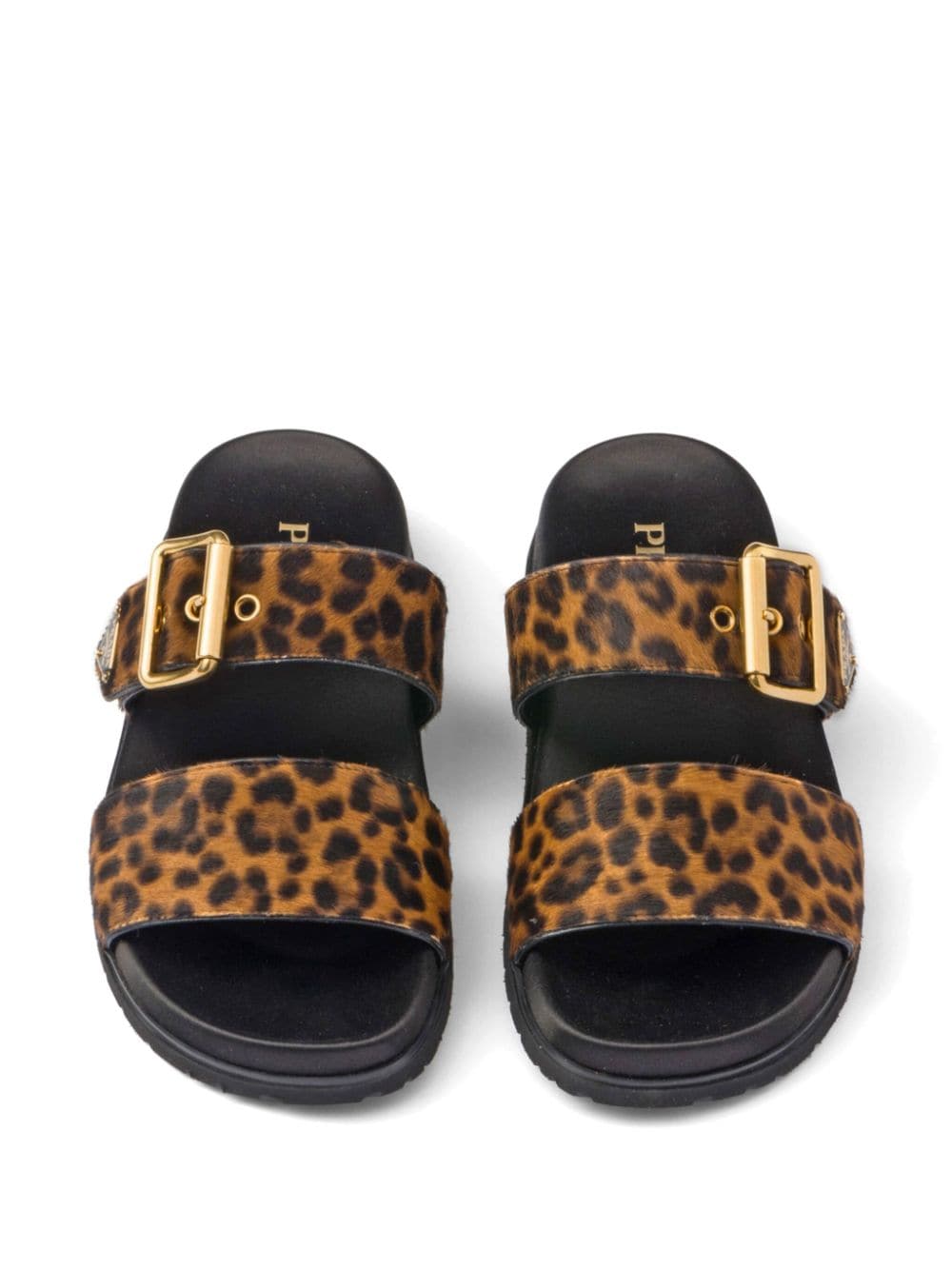 Prada Printed Slides Brown For Women 1XX715_XRY_F0151_F_D010