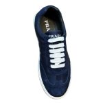 Quilted Low Top Sneaker Navy Blue For Women