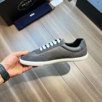 Prada Quilted Low Top Sneaker Grey For Women