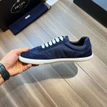 Quilted Low Top Sneaker Navy Blue For Women