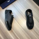 Quilted Low Top Sneaker Black For Women