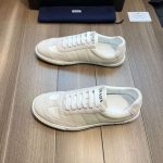 Prada Quilted Low Top Sneaker White For Women