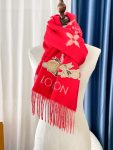 Louis Vuitton Precious Rabbit LV Essential Scarf Red For Women