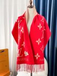 Louis Vuitton Precious Rabbit LV Essential Scarf Red For Women